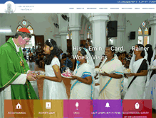 Tablet Screenshot of latinarchdiocesetrivandrum.org